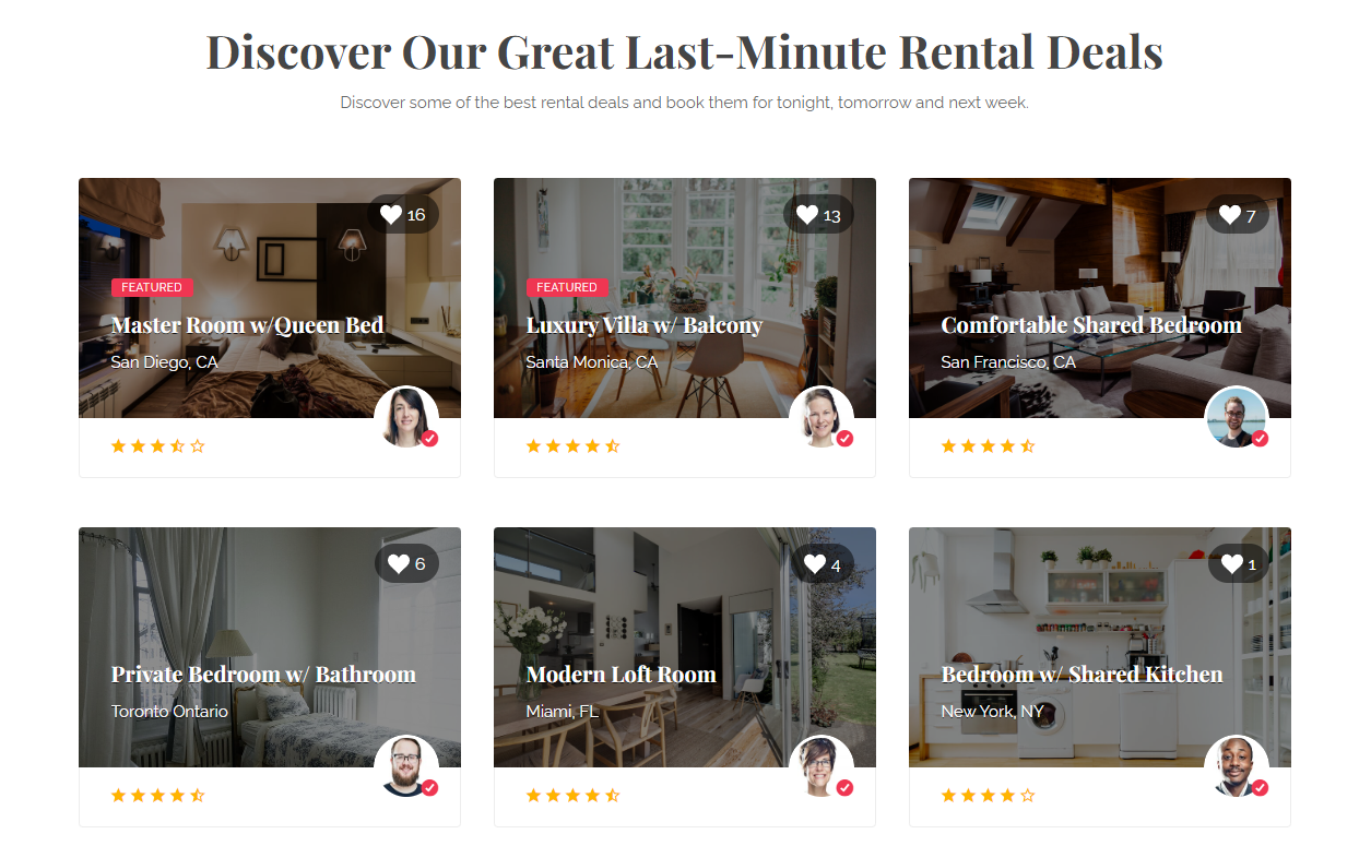 rental property website theme